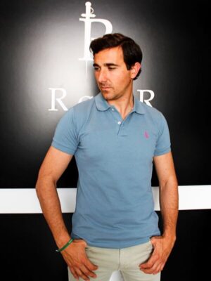 POLO GRIS AZULADO HOMBRE S